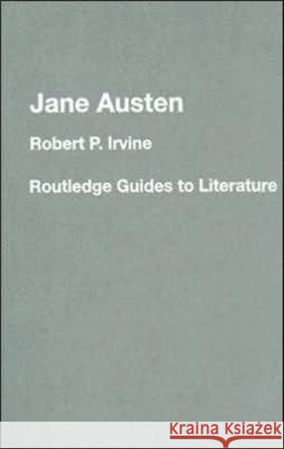 Jane Austen Robert P. Irvine 9780415314343 Routledge - książka