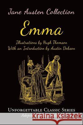 Jane Austen Collection - Emma Jane Austen Hugh Thomson Austin Dobson 9781544777344 Createspace Independent Publishing Platform - książka