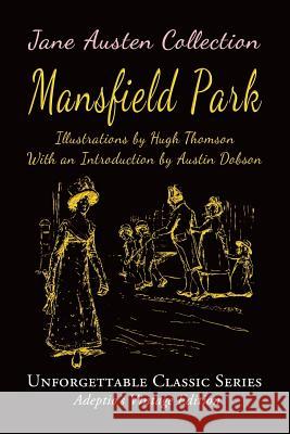 Jane Austen Collection - Mansfield Park Jane Austen Hugh Thomson Austin Dobson 9781544778266 Createspace Independent Publishing Platform - książka