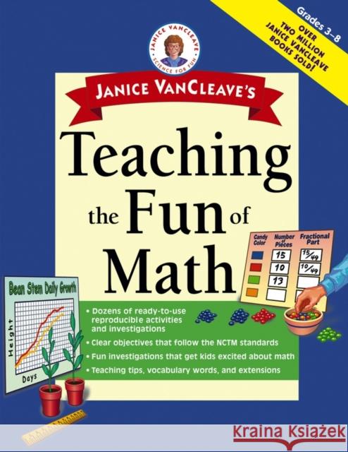 Janice VanCleave's Teaching the Fun of Math Janice Pratt VanCleave 9780471331049 John Wiley & Sons - książka