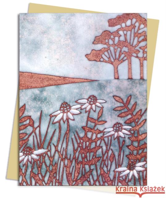 Janine Partington: Copper Foil Meadow Scene Greeting Card Pack: Pack of 6 Flame Tree Studio 9781839644931 Flame Tree Gift - książka