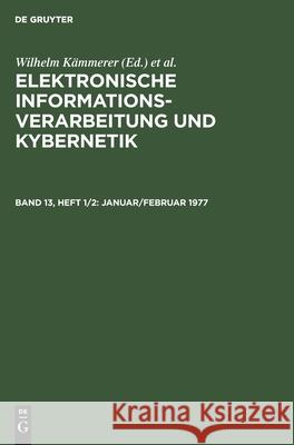 Januar/Februar 1977 No Contributor 9783112484838 de Gruyter - książka