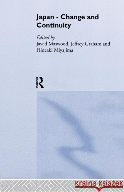 Japan - Change and Continuity Jeff Graham Javed Maswood 9781138862845 Routledge - książka