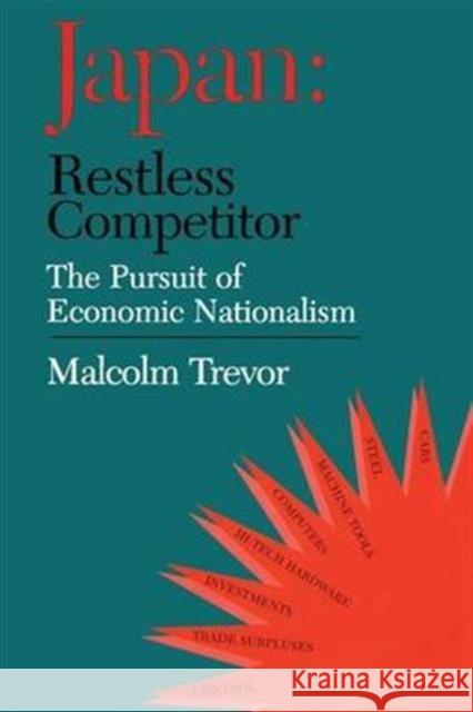 Japan - Restless Competitor: The Pursuit of Economic Nationalism Malcolm Trevor   9781138973565 Routledge - książka