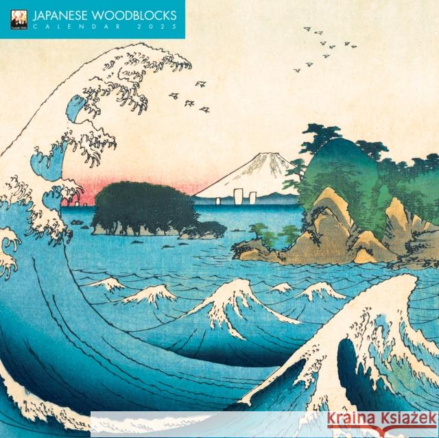 Japanese Woodblocks Wall Calendar 2025 (Art Calendar) Flame Tree Studio 9781835620205 Flame Tree Calendars - książka