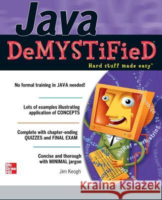 Java Demystified James Keogh 9780072254549  - książka