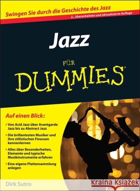Jazz fur Dummies Dirk Sutro 9783527702954 JOHN WILEY AND SONS LTD - książka