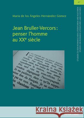Jean Bruller-Vercors: penser l'homme au XXe siècle Hernández Gómez, María de los Ángeles 9783631914366 Peter Lang - książka