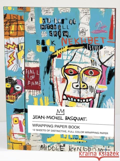 Jean-Michel Basquiat Wrapping Paper Book  9781623259228 teNeues Calendars & Stationery GmbH & Co. KG - książka