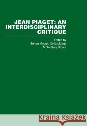 Jean Piaget  9780415402262 Routledge - książka