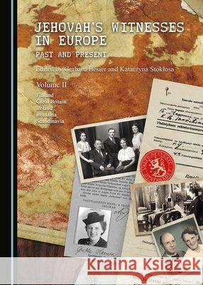 Jehovah's Witnesses in Europe  9781527504097 Cambridge Scholars Publishing - książka