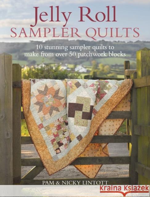 Jelly Roll Sampler Quilts: 10 Stunning Quilts to Make from 50 Patchwork Blocks Lintott, Pam 9780715338445 David & Charles - książka