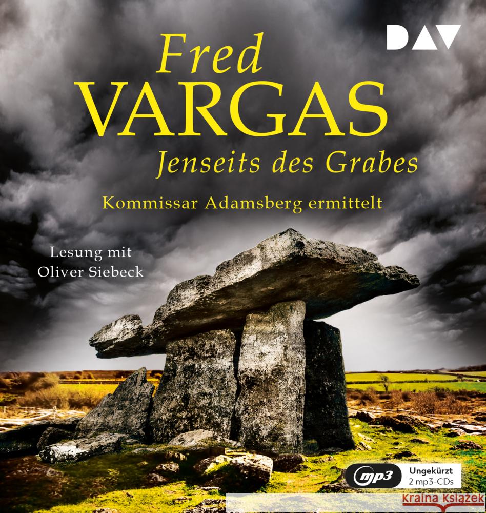 Jenseits des Grabes - Kommissar Adamsberg, 2 Audio-CD, 2 MP3 Vargas, Fred 9783742431042 Der Audio Verlag, DAV - książka