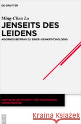 Jenseits des Leidens Lo, Ming-Chen 9783110642223 de Gruyter - książka