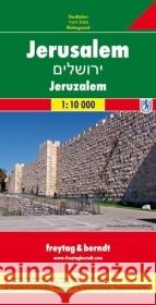 Jerusalem. Jeruzalem. Gerusalemme: Touristische Informationen, Innenstadtplan, Straßenverzeichnis    9783707907896 Freytag-Berndt u. Artaria - książka