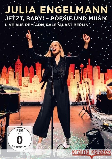 Jetzt, Baby! - Poesie und Musik, 1 DVD : Live aus dem Admiralspalast Berlin Engelmann, Julia 0602567778585 Polydor - książka