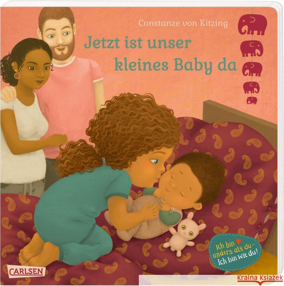 Jetzt ist unser kleines Baby da Kitzing, Constanze von 9783551172730 Carlsen - książka