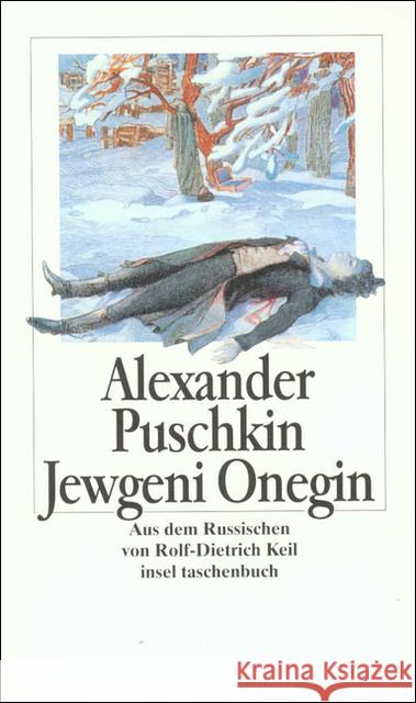 Jewgeni Onegin : Roman in Versen Puschkin, Alexander S.   9783458342243 Insel, Frankfurt - książka