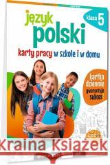 Język polski. Karty pracy w szkole i w domu SP 5 Karolina Cichocka 9788381860963 Greg - książka