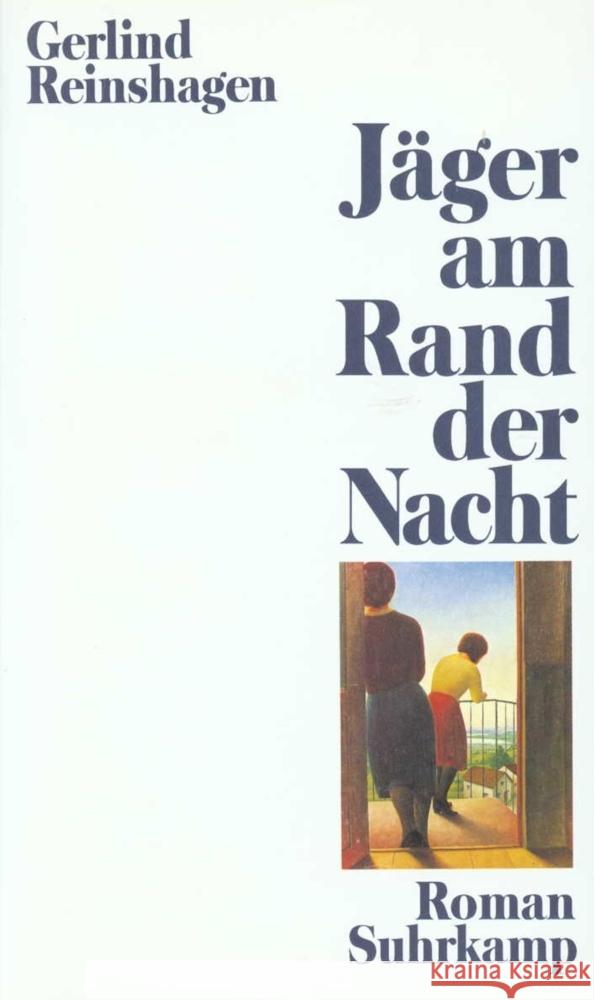 Jäger am Rand der Nacht Reinshagen, Gerlind 9783518405154 Suhrkamp Verlag - książka