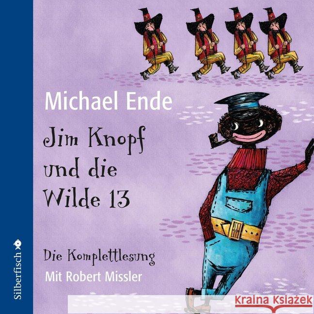 Jim Knopf und die Wilde 13 - Die Komplettlesung, 6 Audio-CDs Ende, Michael 9783867422765 Silberfisch - książka