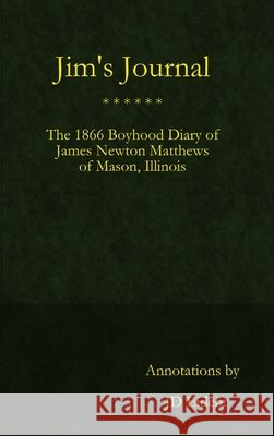 Jim's Journal Jd Eident 9780359660551 Lulu.com - książka