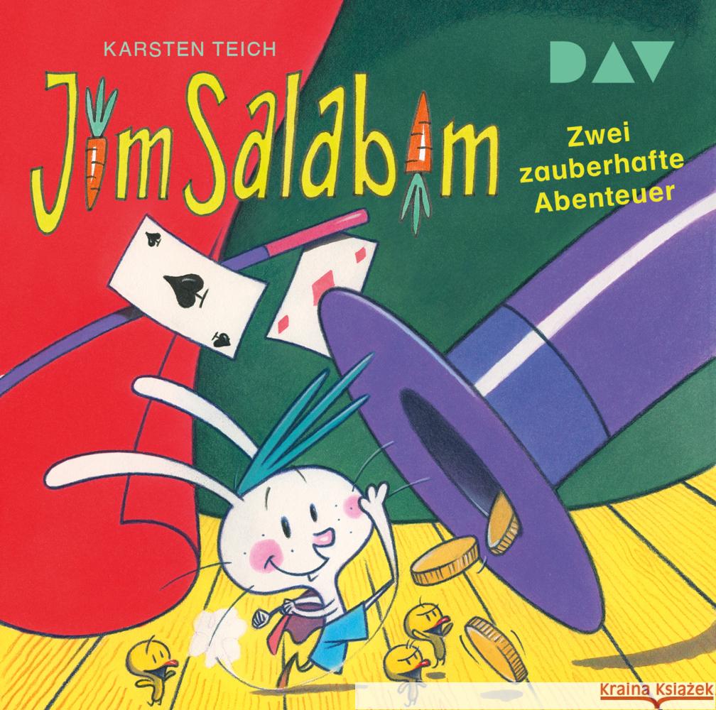 Jim Salabim - Zwei zauberhafte Abenteuer, 1 Audio-CD Teich, Karsten 9783742435071 Der Audio Verlag, DAV - książka