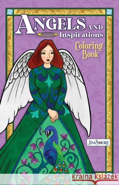 Jim Shore Angels and Inspirations Coloring Book Jim Shore 9781497206069 Design Originals - książka