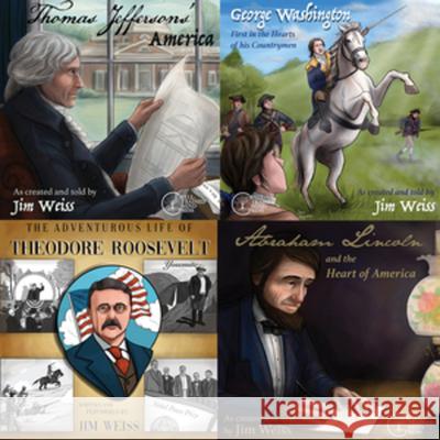 Jim Weiss Mount Rushmore Bundle - audiobook Jim Weiss Corrin Brewer 9781952469190 Well-Trained Mind Press - książka