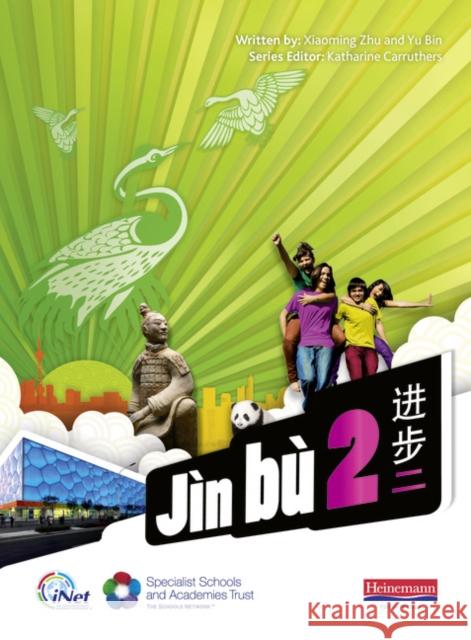 Jin bu Chinese Pupil Book 2 (11-14 Mandarin Chinese) Xiaoming Zhu 9780435041144 Pearson Education Limited - książka