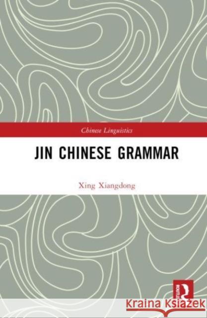 JIN CHINESE GRAMMAR XING XIANGDONG 9781032357522 TAYLOR & FRANCIS - książka