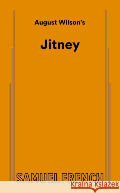 Jitney August Wilson 9780573627958 Samuel French Ltd - książka