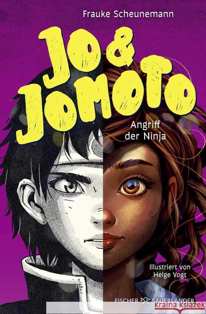 Jo & Jomoto - Angriff der Ninja Scheunemann, Frauke 9783737343657 FISCHER Sauerländer - książka