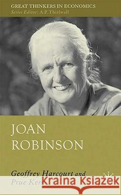 Joan Robinson Geoffrey Harcourt Prue Kerr 9781403996404 Palgrave MacMillan - książka
