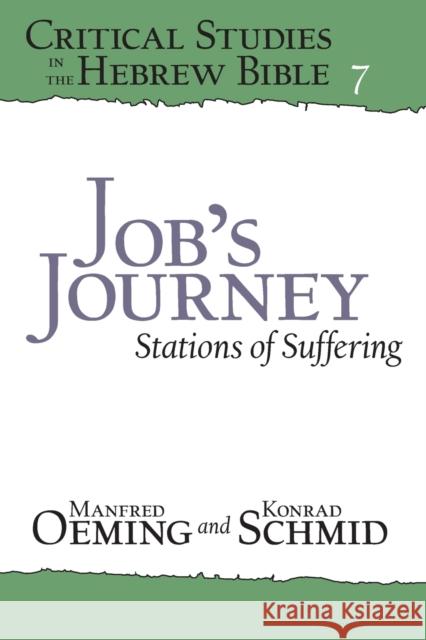 Job's Journey: Stations of Suffering Manfred Oeming Konrad Schmid  9781575063997 Eisenbrauns - książka