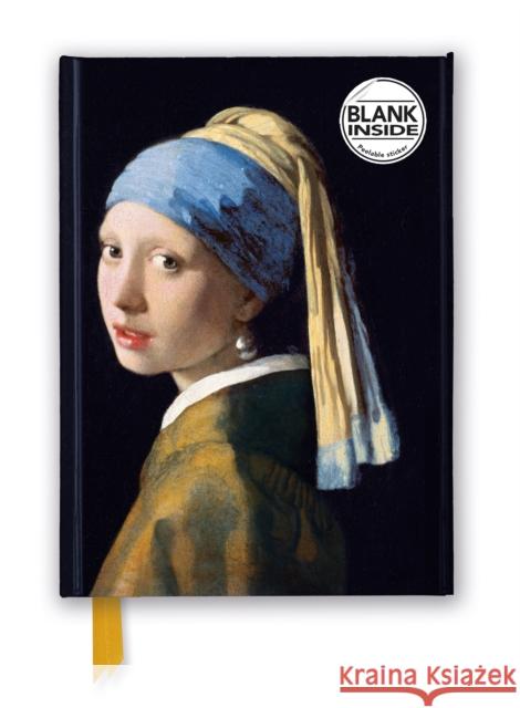 Johannes Vermeer: Girl with a Pearl Earring (Foiled Blank Journal)  9781804177136 Flame Tree Publishing - książka