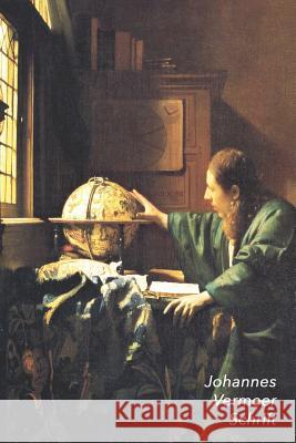 Johannes Vermeer Schrift: de Astronoom - Ideaal Voor School, Studie, Recepten of Wachtwoorden - Stijlvol Notitieboek Voor Aantekeningen - Artist Studio Landro 9781797408842 Independently Published - książka