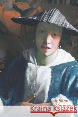 Johannes Vermeer Schrift: Meisje Met de Fluit - Ideaal Voor School, Studie, Recepten of Wachtwoorden - Stijlvol Notitieboek Voor Aantekeningen - Studio Landro 9781797406718 Independently Published - książka
