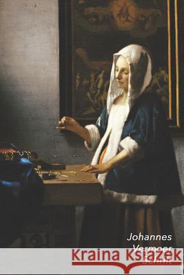 Johannes Vermeer Schrift: Vrouw Met Weegschaal - Ideaal Voor School, Studie, Recepten of Wachtwoorden - Stijlvol Notitieboek Voor Aantekeningen Studio Landro 9781797406626 Independently Published - książka