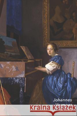 Johannes Vermeer Schrift: Zittende Virginaalspeelster - Ideaal Voor School, Studie, Recepten of Wachtwoorden - Stijlvol Notitieboek Voor Aanteke Studio Landro 9781797408156 Independently Published - książka