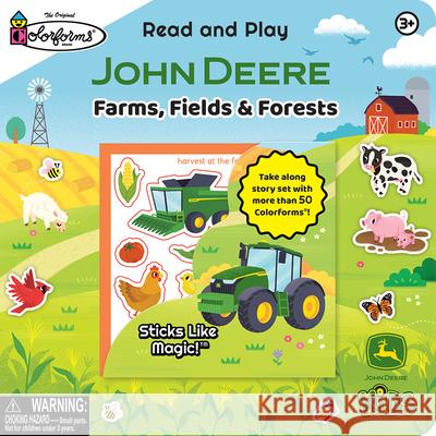 John Deere Kids Farms, Fields & Forests (Colorforms) Cottage Door Press 9781646381807 Cottage Door Press - książka