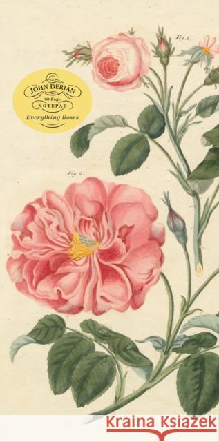 John Derian Paper Goods: Everything Roses Notepad John Derian 9781648291272 Artisan Publishers - książka
