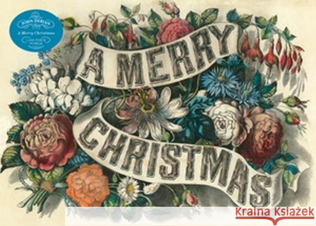 John Derian Paper Goods: Merry Christmas 1,000-Piece Puzzle John Derian 9781648293405 Workman Publishing - książka