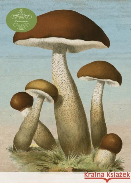 John Derian Paper Goods: Mushrooms 1,000-Piece Puzzle John Derian 9781648295058 Artisan Publishers - książka