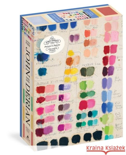 John Derian Paper Goods: Painter's Palette 1,000-Piece Puzzle John Derian 9781648290800 Artisan Publishers - książka