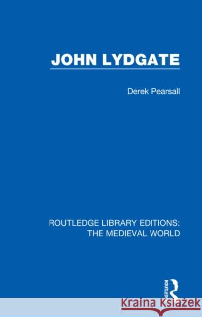 John Lydgate Derek Pearsall 9780367187781 Routledge - książka