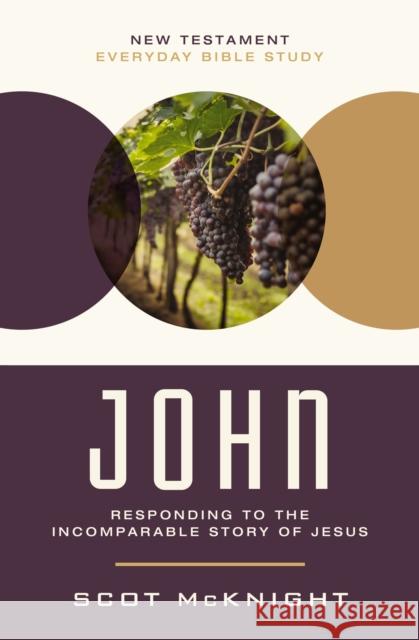 John: Responding to the Incomparable Story of Jesus Scot McKnight 9780310129325 HarperChristian Resources - książka