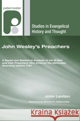 John Wesley's Preachers John Lenton Richard P. Heitzenrater 9781498254311 Wipf & Stock Publishers - książka