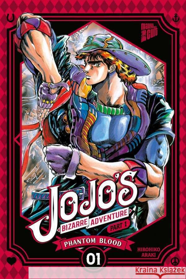 Jojo's Bizarre Adventure - Part 1: Phantom Blood. Bd.1/1 Araki, Hirohiko 9783964333957 Manga Cult - książka