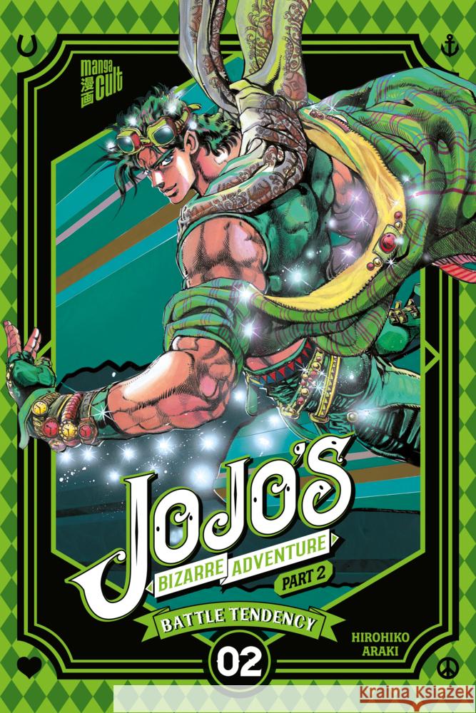 JoJo's Bizarre Adventure - Part 2: Battle Tendency 2 Araki, Hirohiko 9783964333995 Manga Cult - książka